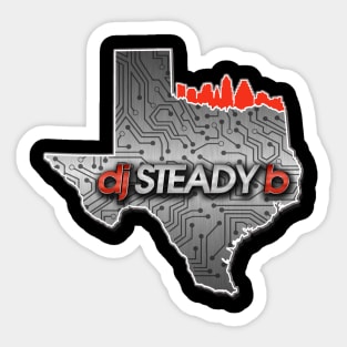 Steady B Circuitry Sticker